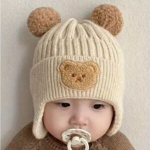Adorable Bear Ear Baby Beanie